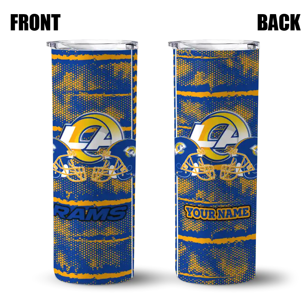 customized-los-angeles-rams-chevron-patch-blue-skinny-tumbler-fashion-forward.webp