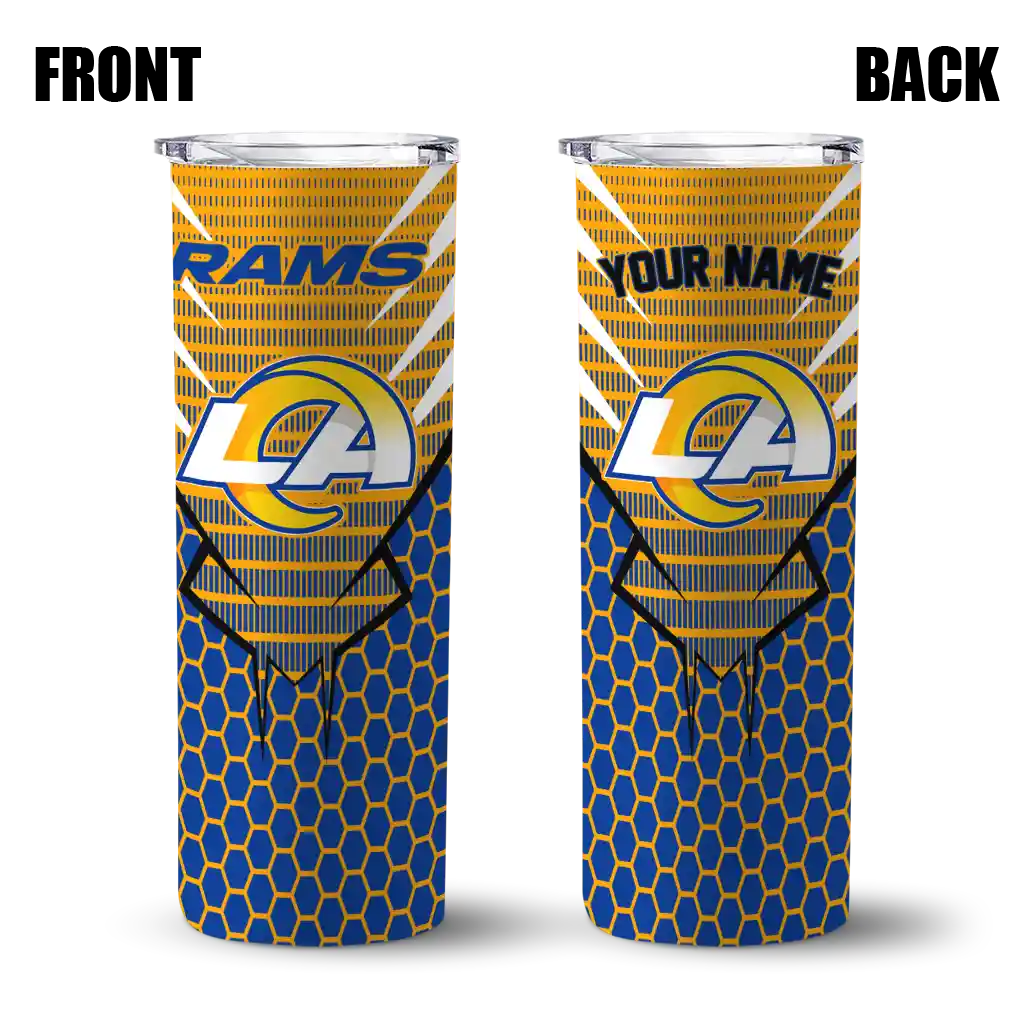 customized-los-angeles-rams-chevron-stripes-blue-skinny-tumbler-fashion-forward.webp