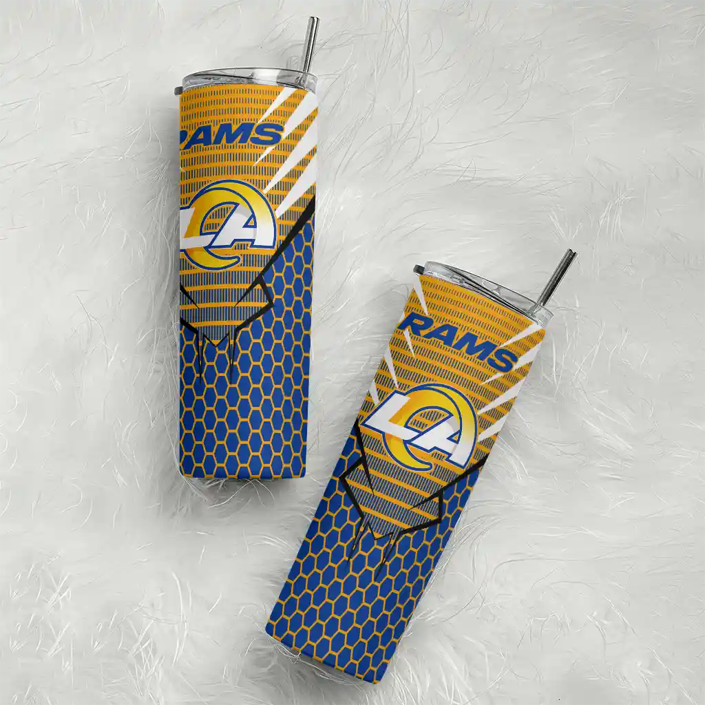 customized-los-angeles-rams-chevron-stripes-blue-skinny-tumbler-top-rated.webp