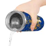 customized-los-angeles-rams-metallic-grid-blue-skinny-tumbler-best-selling.webp