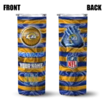 customized-los-angeles-rams-patterned-waves-blue-skinny-tumbler-best-selling.webp