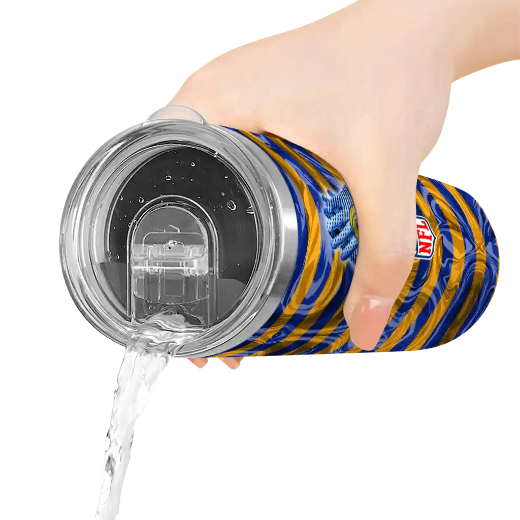 customized-los-angeles-rams-patterned-waves-blue-skinny-tumbler-latest-model.webp