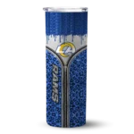 customized-los-angeles-rams-sparkle-drip-blue-skinny-tumbler-best-selling.webp