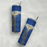 customized-los-angeles-rams-sparkle-drip-blue-skinny-tumbler-best-selling.webp