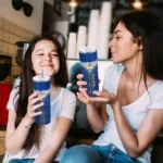 customized-los-angeles-rams-sparkle-drip-blue-skinny-tumbler-best-selling.webp