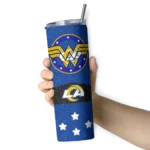 customized-los-angeles-rams-star-cluster-blue-skinny-tumbler-best-selling.webp