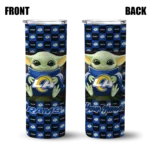 customized-los-angeles-rams-yoda-cozy-blue-black-skinny-tumbler-best-selling.webp