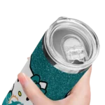 customized-miami-dolphins-hello-kitty-aqua-black-skinny-tumbler-best-selling.webp