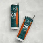 customized-miami-dolphins-stacked-diamond-aqua-skinny-tumbler-best-selling.webp