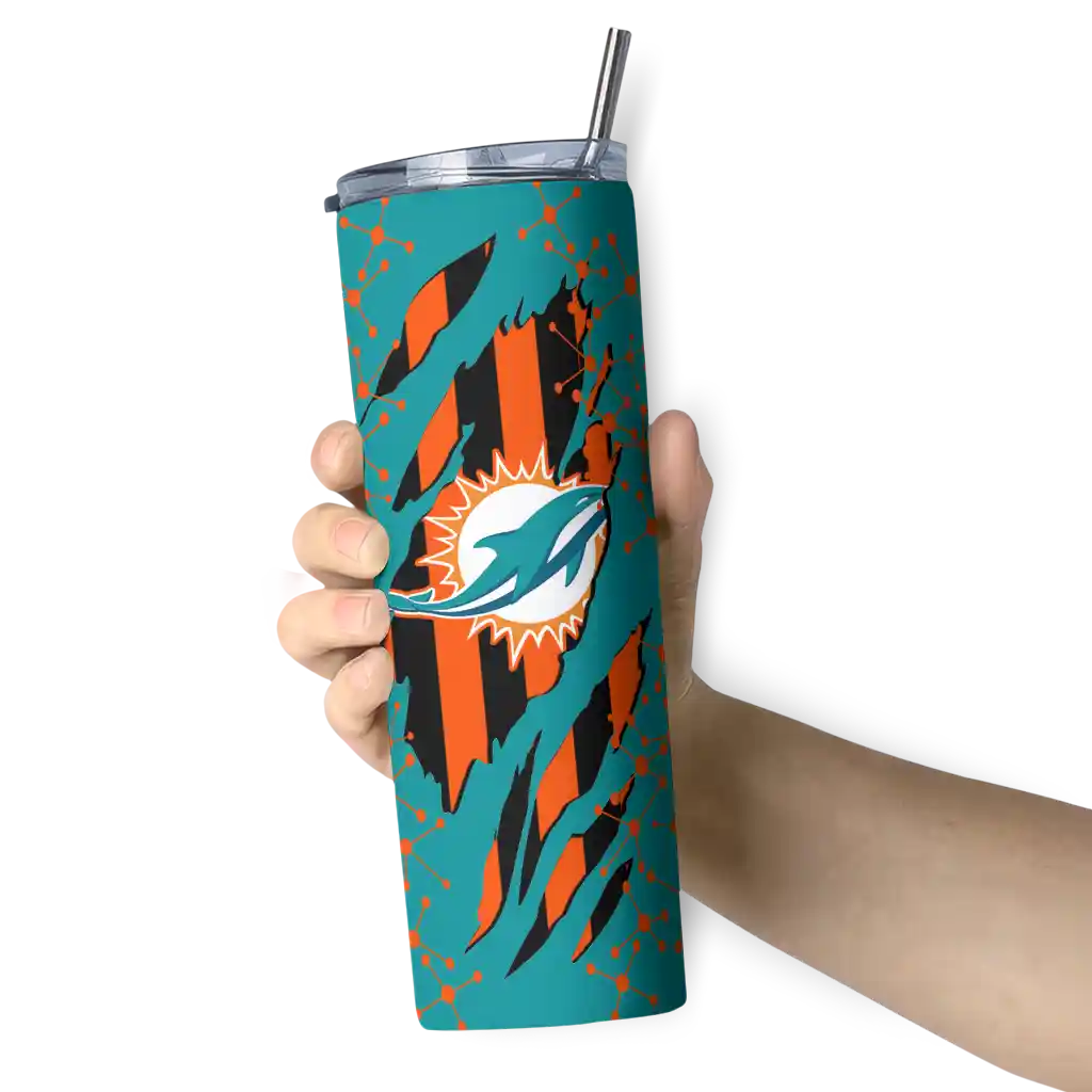customized-miami-dolphins-star-pop-aqua-black-skinny-tumbler-premium-grade.webp