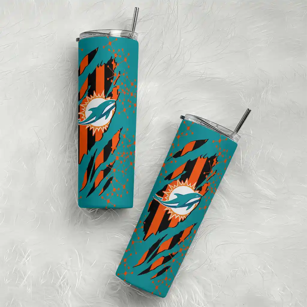customized-miami-dolphins-star-pop-aqua-black-skinny-tumbler-top-rated.webp