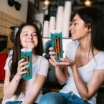 customized-miami-dolphins-star-pop-aqua-black-skinny-tumbler-best-selling.webp