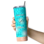 customized-miami-dolphins-starburst-tiles-aqua-skinny-tumbler-best-selling.webp