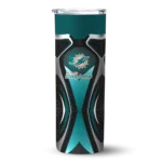 customized-miami-dolphins-superman-emblem-aqua-black-skinny-tumbler-best-selling.webp