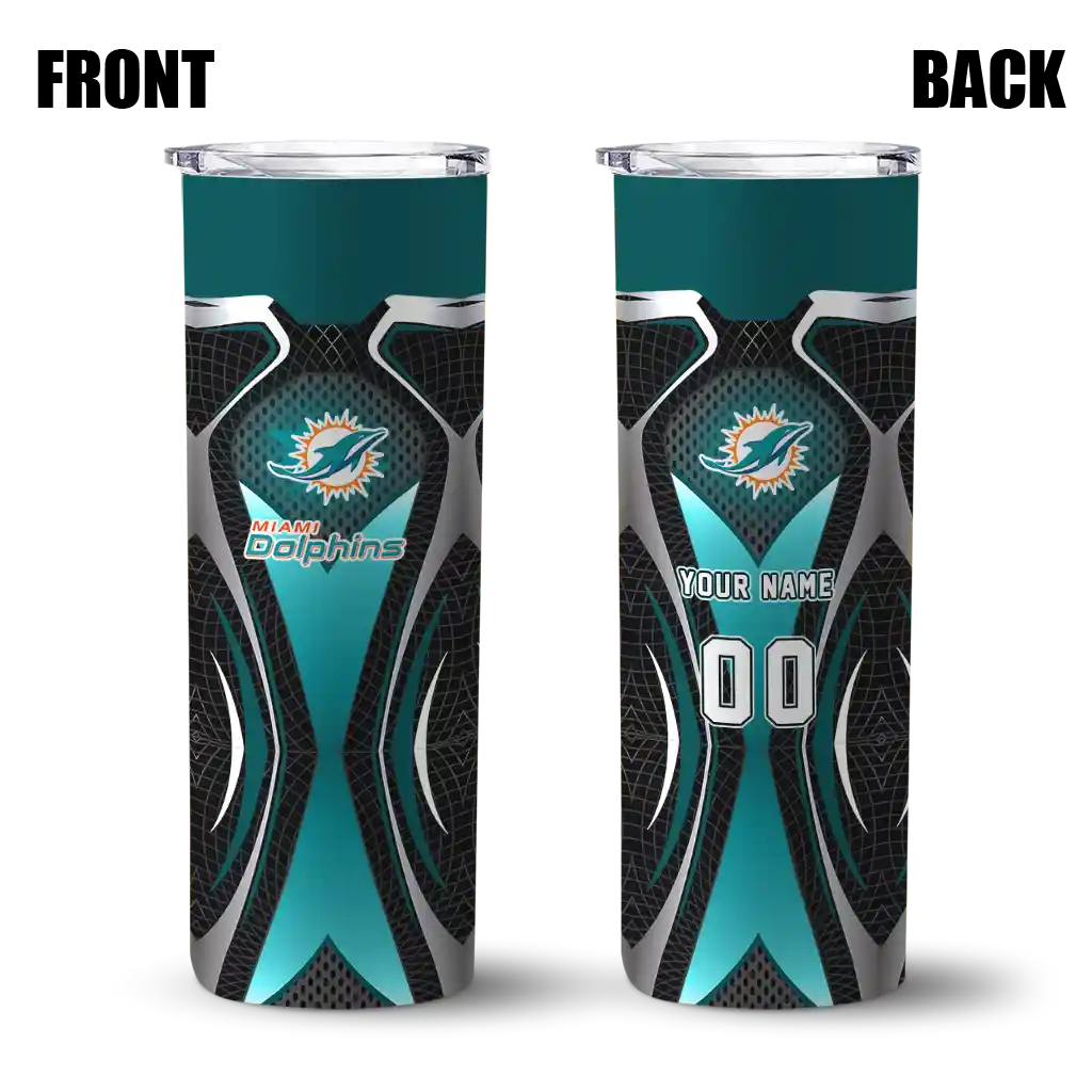 customized-miami-dolphins-superman-emblem-aqua-black-skinny-tumbler-fashion-forward.webp