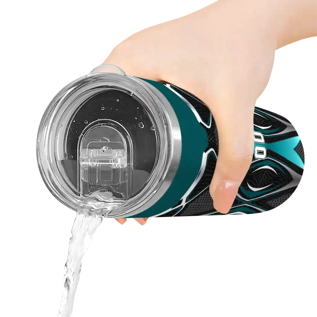 customized-miami-dolphins-superman-emblem-aqua-black-skinny-tumbler-latest-model.webp