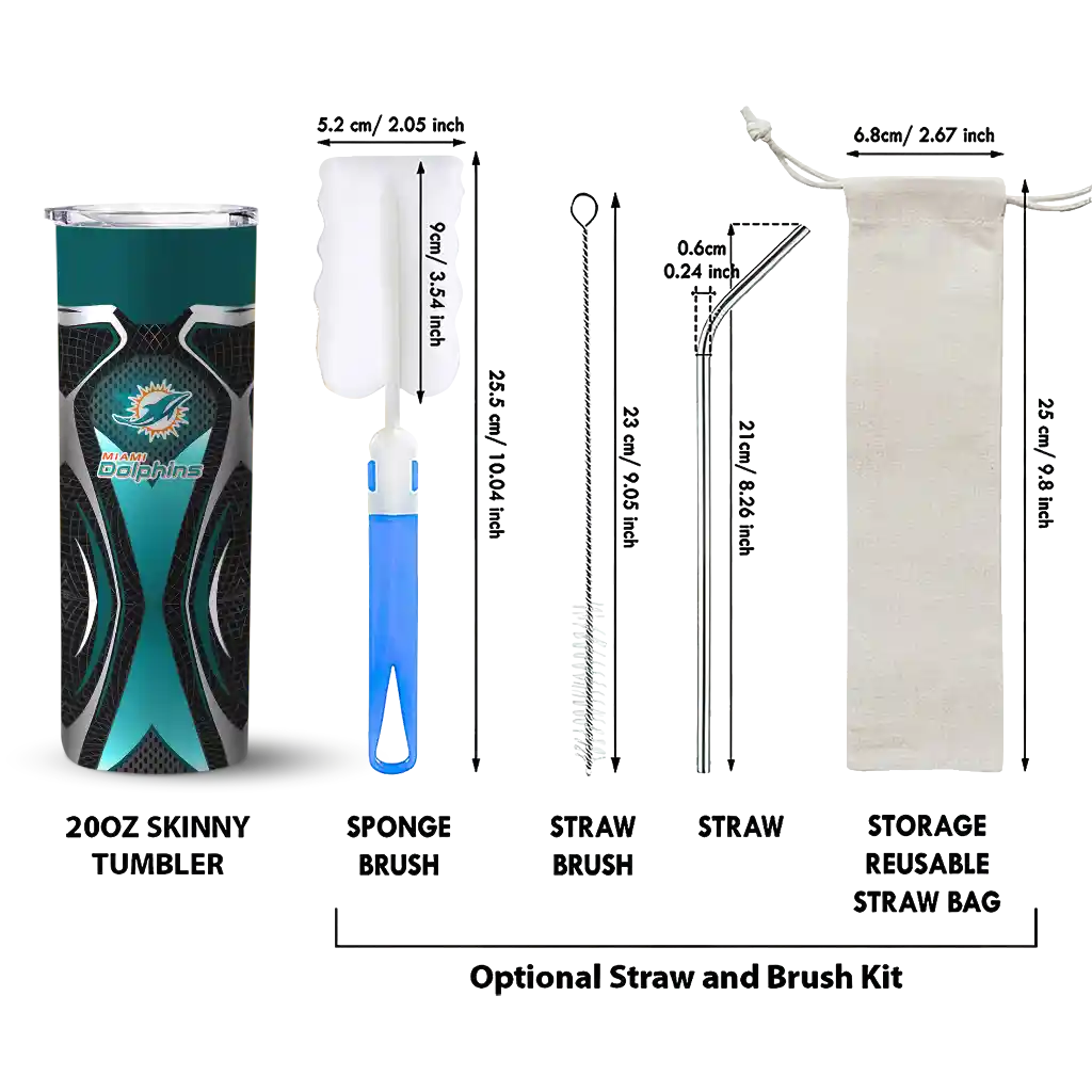 customized-miami-dolphins-superman-emblem-aqua-black-skinny-tumbler-new-arrival.webp