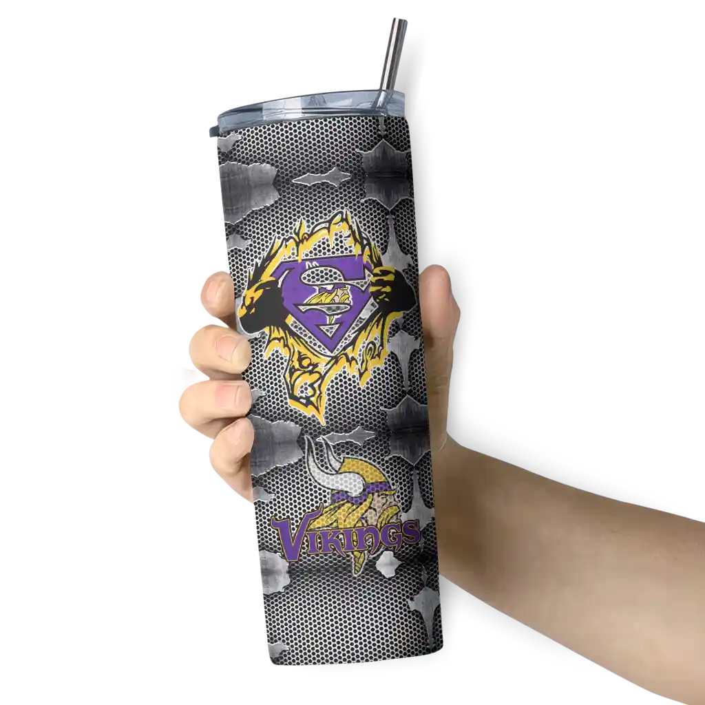 customized-minnesota-vikings-chevron-v-purple-gray-skinny-tumbler-premium-grade.webp