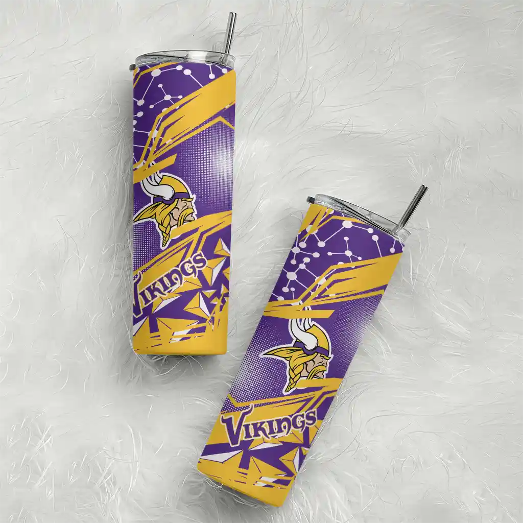 customized-minnesota-vikings-helmet-clash-purple-skinny-tumbler-top-rated.webp