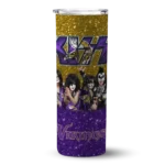 customized-minnesota-vikings-kiss-band-gold-skinny-tumbler-best-selling.webp
