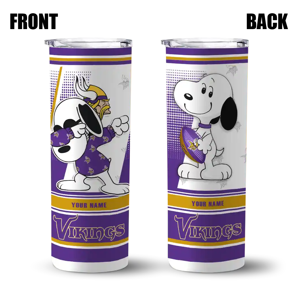 customized-minnesota-vikings-snoopy-dog-purple-white-skinny-tumbler-fashion-forward.webp