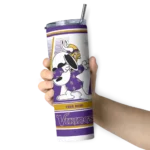 customized-minnesota-vikings-snoopy-dog-purple-white-skinny-tumbler-best-selling.webp