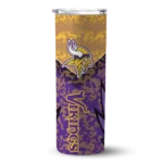 customized-minnesota-vikings-spiral-burst-print-purple-skinny-tumbler-best-selling.webp