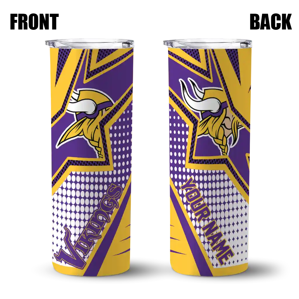 customized-minnesota-vikings-web-stripes-purple-white-skinny-tumbler-fashion-forward.webp