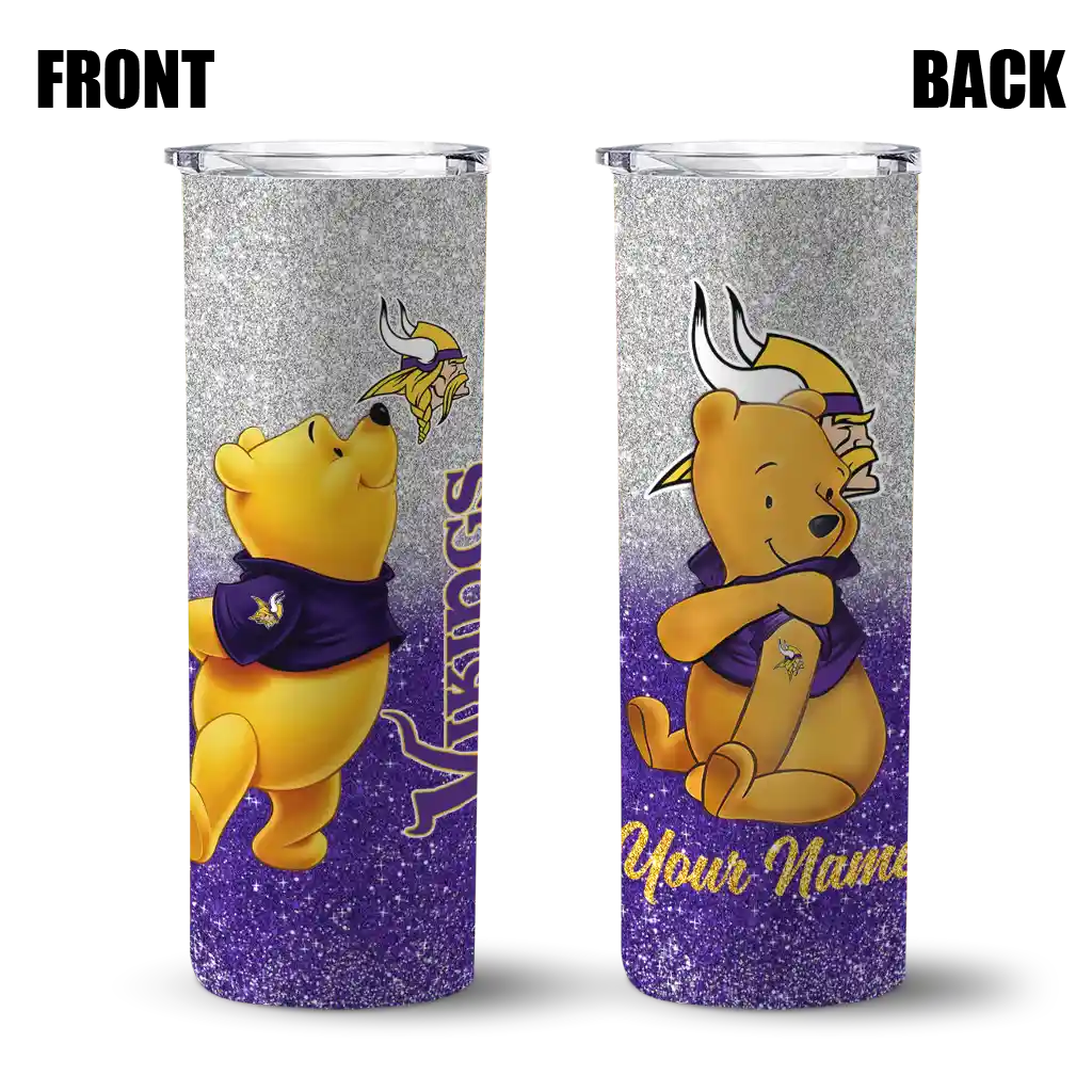 customized-minnesota-vikings-winnie-the-pooh-purple-gray-skinny-tumbler-fashion-forward.webp