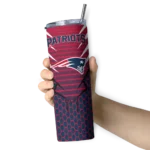 customized-new-england-patriots-chevron-stripes-blue-skinny-tumbler-best-selling.webp