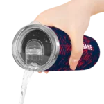 customized-new-england-patriots-metallic-grid-blue-skinny-tumbler-best-selling.webp