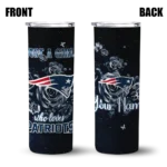 customized-new-england-patriots-rose-romance-blue-black-skinny-tumbler-best-selling.webp