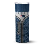 customized-new-england-patriots-sparkle-drip-blue-skinny-tumbler-best-selling.webp