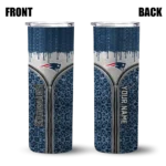customized-new-england-patriots-sparkle-drip-blue-skinny-tumbler-best-selling.webp