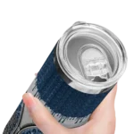 customized-new-england-patriots-sparkle-drip-blue-skinny-tumbler-best-selling.webp