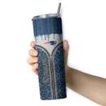 customized-new-england-patriots-sparkle-drip-blue-skinny-tumbler-best-selling.webp