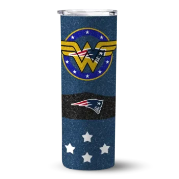 New England Patriots Skinny Tumbler - Customized Star Cluster Blue