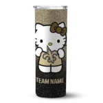 customized-new-orleans-saints-hello-kitty-gold-black-skinny-tumbler-best-selling.webp