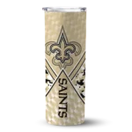 customized-new-orleans-saints-monogram-burst-gold-white-skinny-tumbler-best-selling.webp