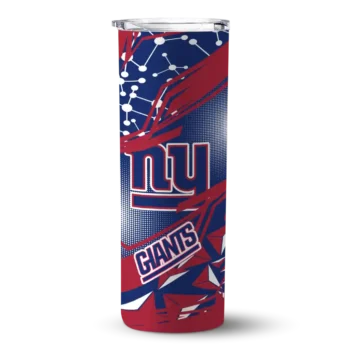 New York Giants Skinny Tumbler - Customized Helmet Clash Blue