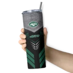 customized-new-york-jets-hexagon-honeycomb-green-black-skinny-tumbler-best-selling.webp