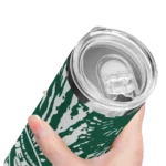 customized-new-york-jets-metallic-grid-green-skinny-tumbler-best-selling.webp