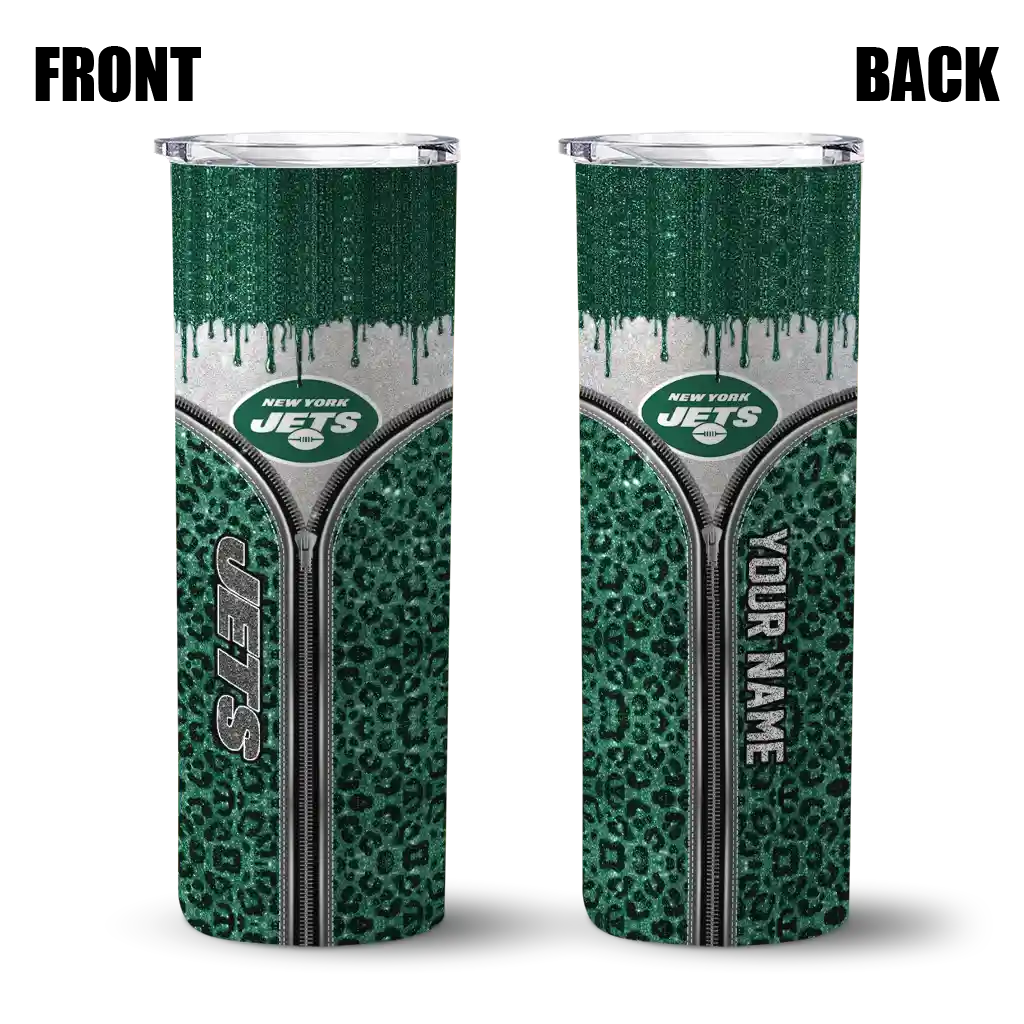 customized-new-york-jets-sparkle-drip-green-skinny-tumbler-fashion-forward.webp
