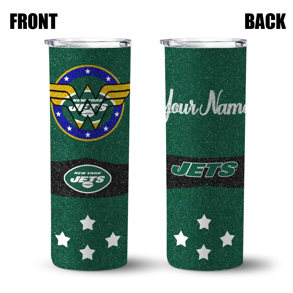customized-new-york-jets-star-cluster-green-skinny-tumbler-fashion-forward.webp