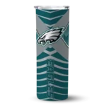 customized-philadelphia-eagles-camo-texture-green-skinny-tumbler-best-selling.webp