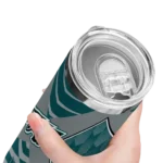 customized-philadelphia-eagles-camo-texture-green-skinny-tumbler-best-selling.webp