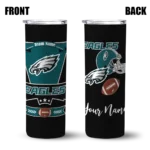 customized-philadelphia-eagles-helmet-belt-green-black-skinny-tumbler-best-selling.webp
