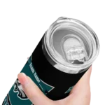 customized-philadelphia-eagles-helmet-belt-green-black-skinny-tumbler-best-selling.webp