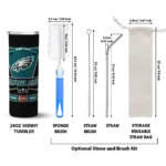 customized-philadelphia-eagles-helmet-belt-green-black-skinny-tumbler-best-selling.webp