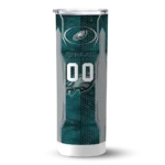 customized-philadelphia-eagles-stacked-diamond-green-skinny-tumbler-best-selling.webp